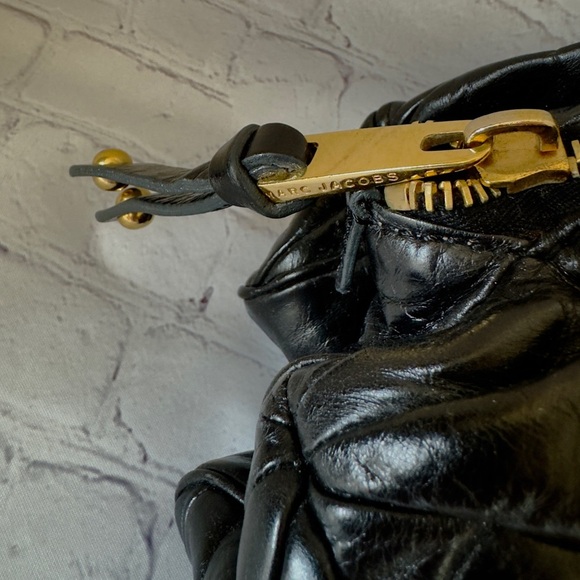 Marc Jacobs Black Quilted Leather Shoulder Bag with Dust Bag - Picture 5 of 16